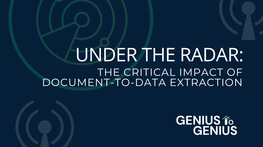 Document-to-Data Extraction in Mortgage